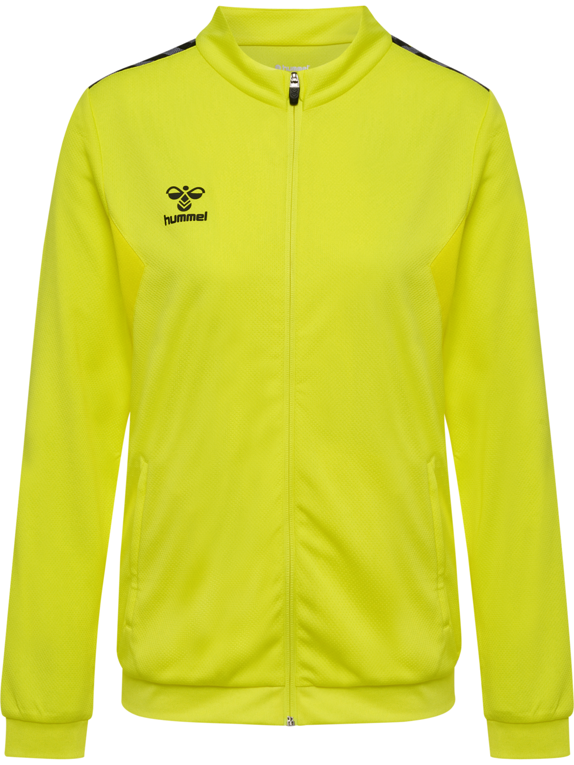 hmlAUTHENTIC PL ZIP JACKET WOMAN, BLAZING YELLOW, packshot