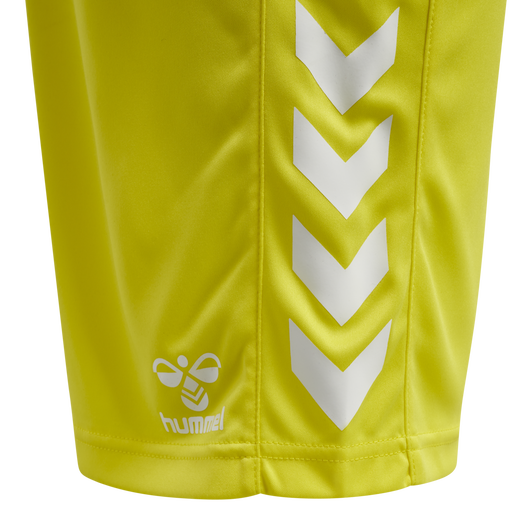 hmlCORE XK POLY SHORTS KIDS, BLAZING YELLOW, packshot