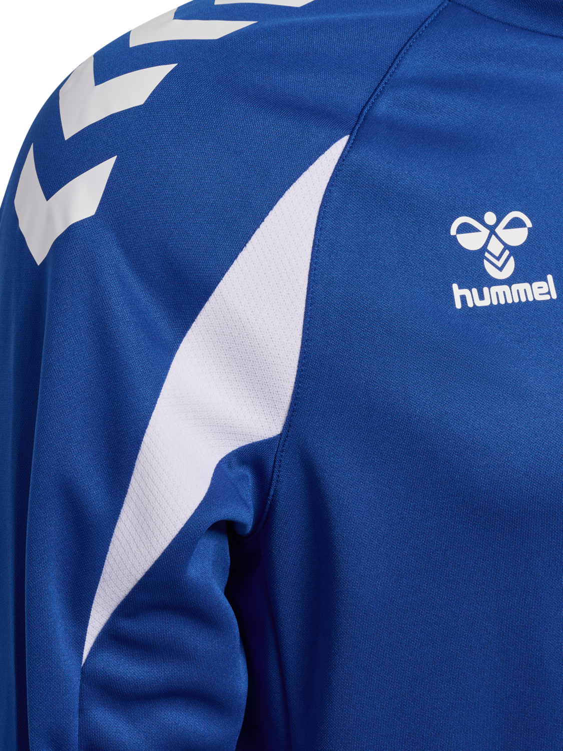 hmlCORE 2.0 CREW NECK, TRUE BLUE/WHITE, packshot