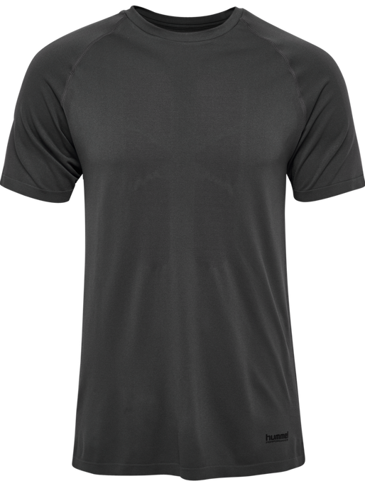 hmlHIIT SEAMLESS T-SHIRT S/S, EBONY, packshot