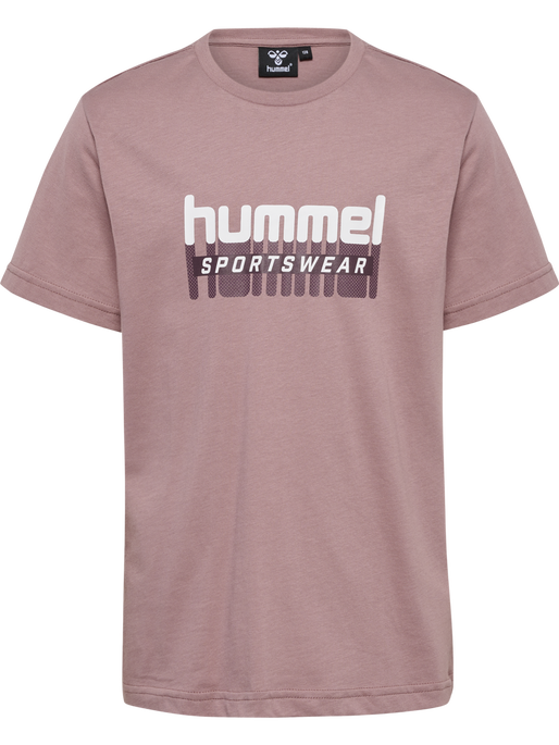 hmlTUKAS T-SHIRT S/S, TWILIGHT MAUVE, packshot