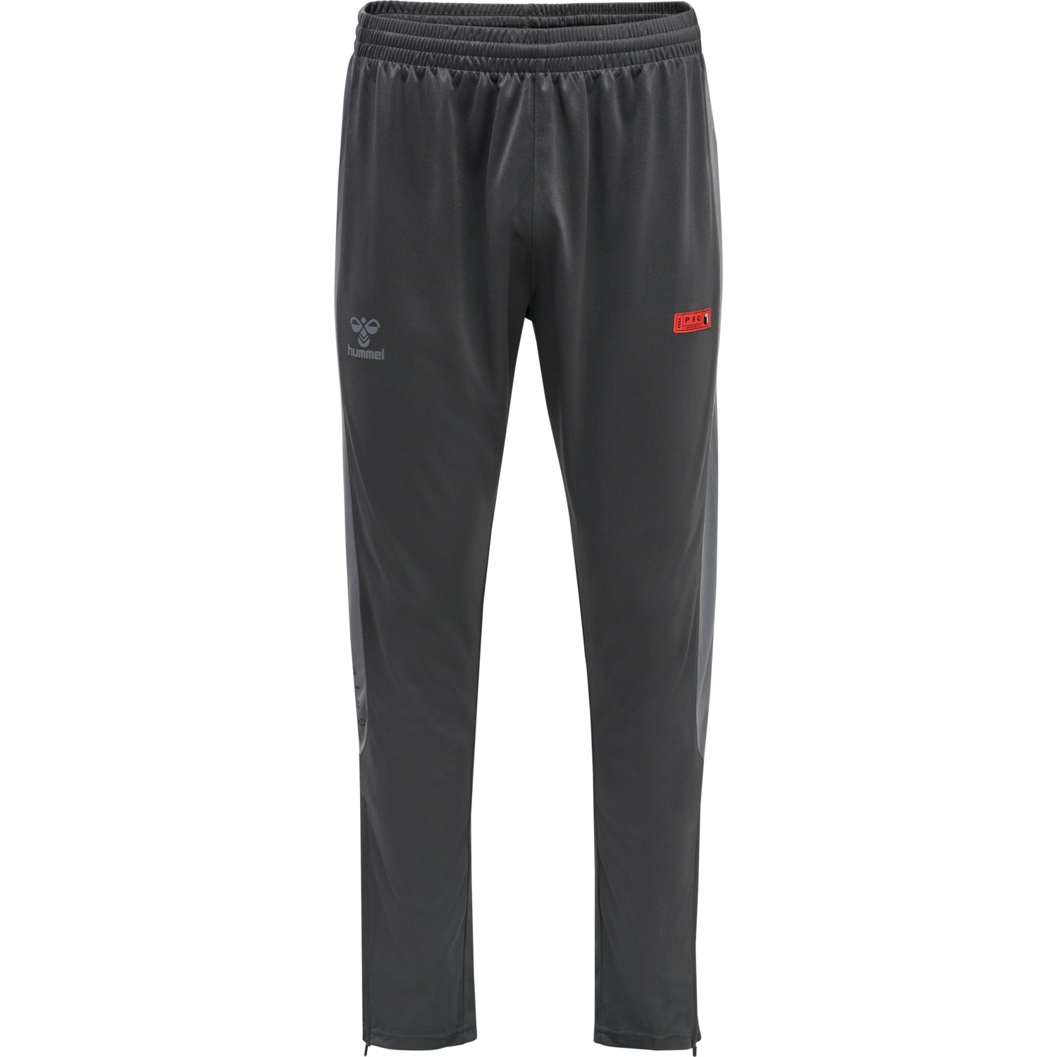 hmlPRO GRID POLY PANTS, FORGED IRON/QUIET SHADE, packshot