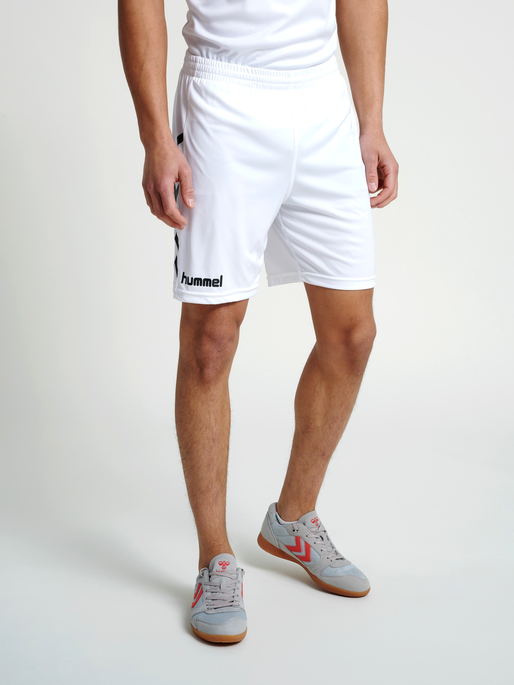 CORE POLY SHORTS, WHITE PR, model