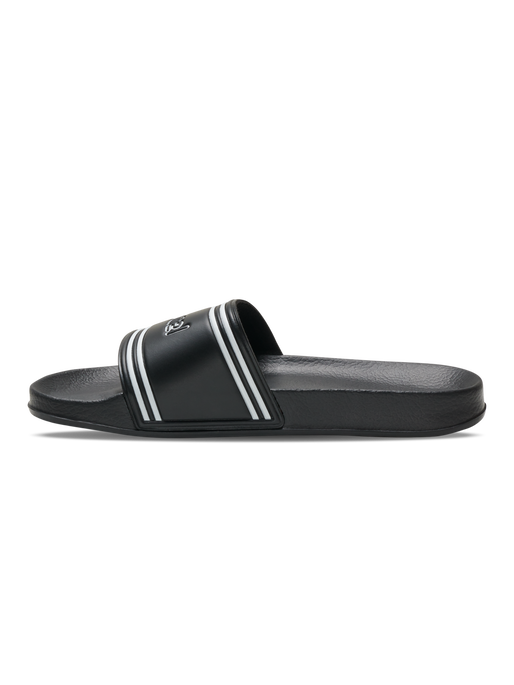 POOL SLIDE RETRO, BLACK/WHITE POOL SLIDE RETRO, BLACK/WHITE, packshot
