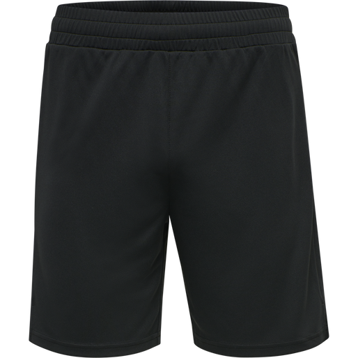 hmlTE TOPAZ 2-PACK SHORTS, BLACK/INSIGINA BLUE, packshot