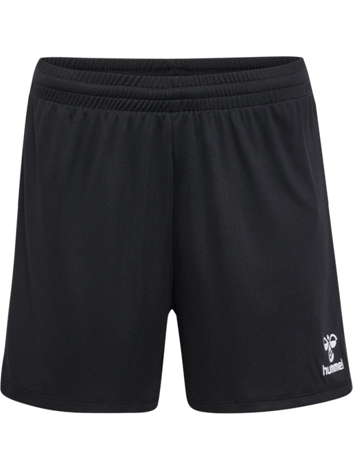 hmlESSENTIAL SHORTS WOMAN, BLACK hmlESSENTIAL SHORTS WOMAN, BLACK, packshot