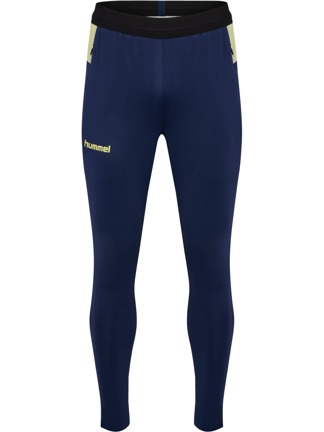 hmlBLAZE 2.0 TRAINING PANTS, MARINE/SHADOW LIME, packshot