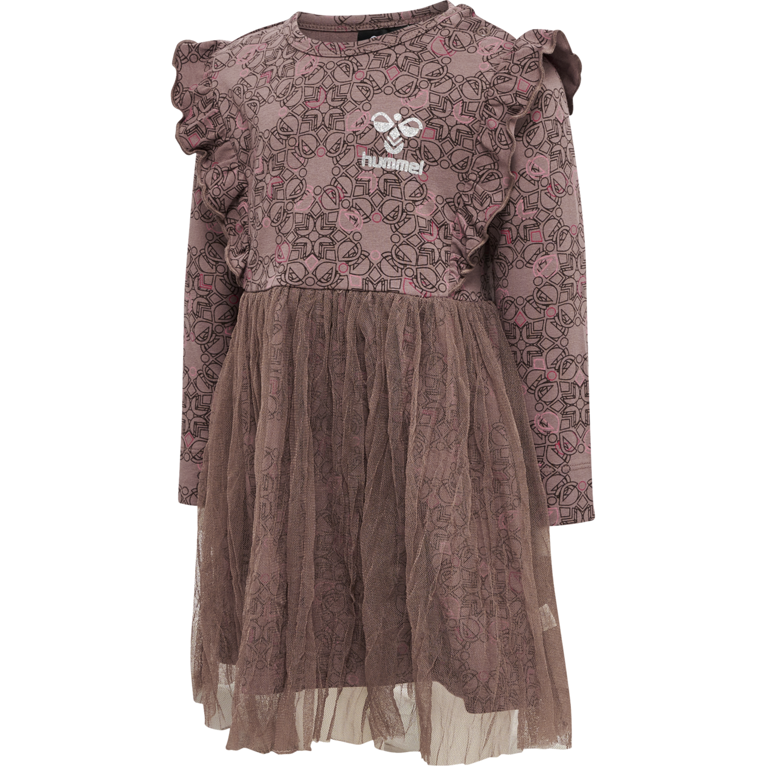 hmlFIA DRESS L/S, DEEP TAUPE, packshot