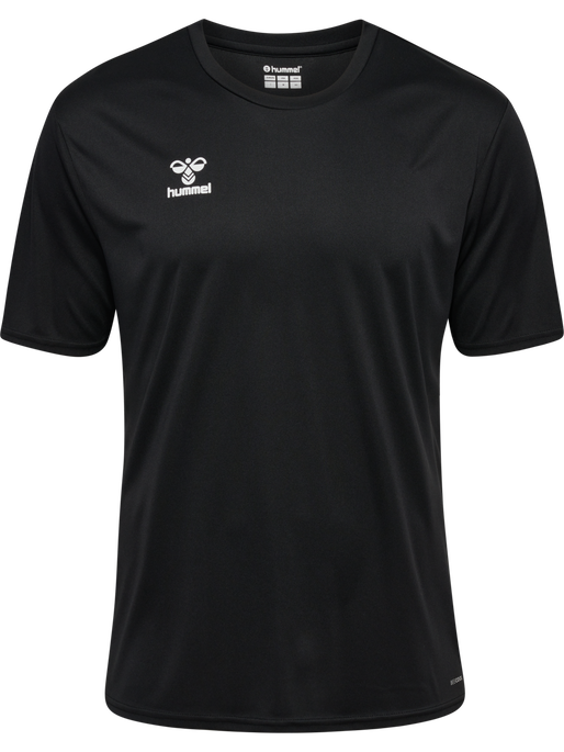 hmlESSENTIAL JERSEY S/S, BLACK, packshot