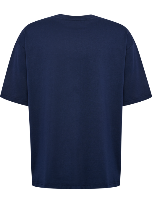 hmlLOOSE T-SHIRT BEE S/S, DRESS BLUES, packshot