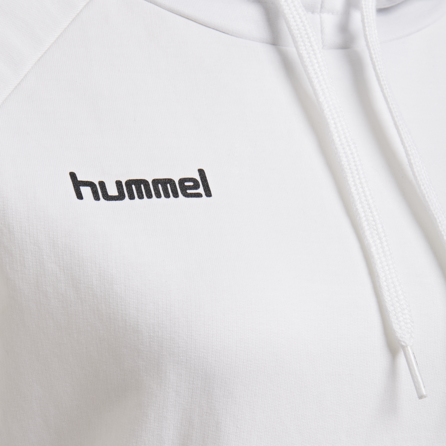 HUMMEL GO COTTON HOODIE WOMAN, WHITE, packshot