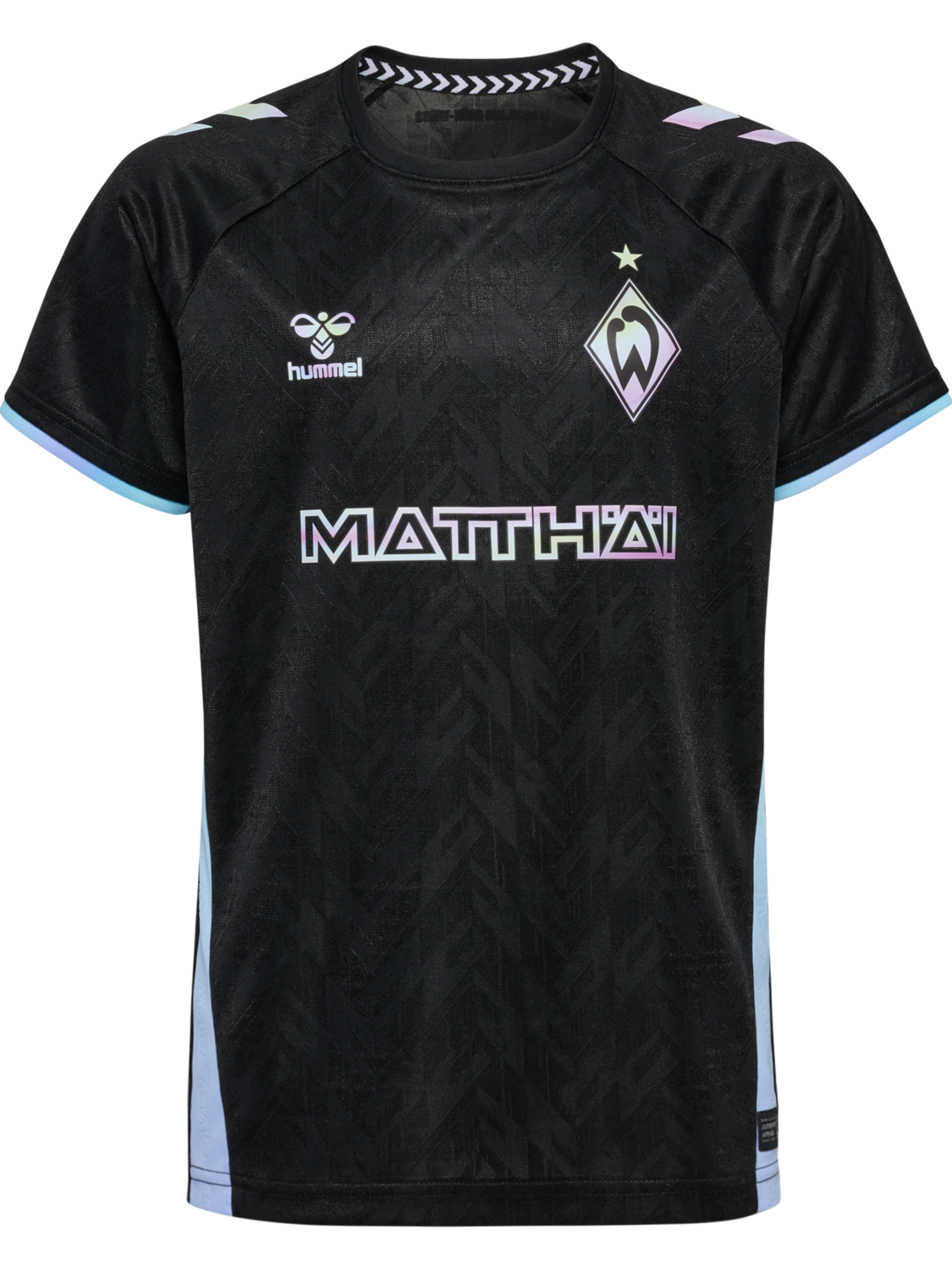 WER 24/25 3RD JERSEY S/S KIDS, BLACK, packshot