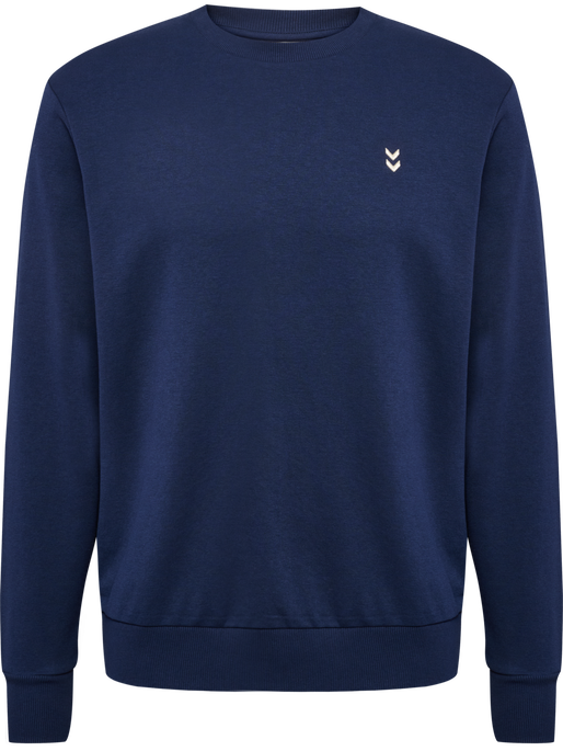 hmlPULSE SWEAT CREWNECK, DRESS BLUES, packshot