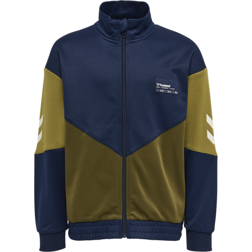 hmlRANE ZIP JACKET, DARK OLIVE, packshot