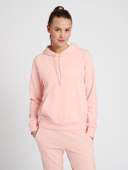 hmlNONI 2.0 HOODIE, CHALK PINK, model