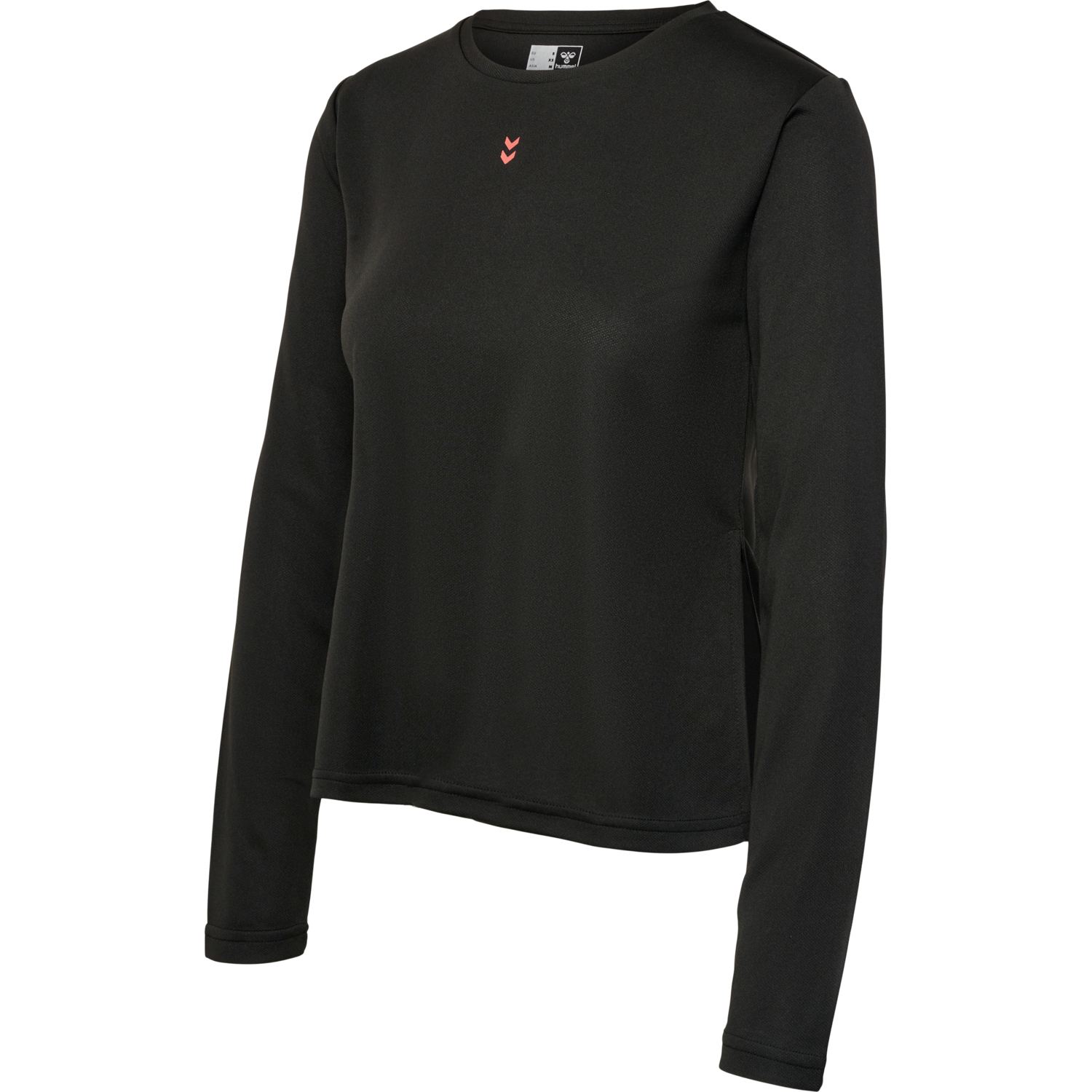 hmlMT FRI MESH T-SHIRT L/S, BLACK, packshot