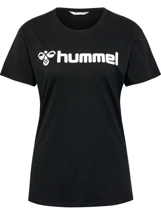 hmlGO 2.0 LOGO T-SHIRT S/S WOMAN, BLACK, packshot