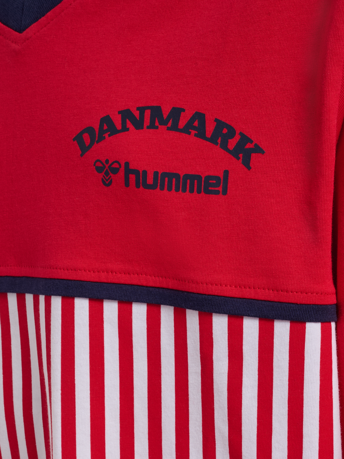 DBU 26 FAN 86 BLOCK COTTON LS KIDS, TANGO RED/WHITE, packshot