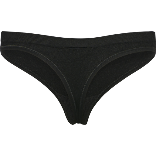 hmlJUNO SEAMLESS THONG, BLACK hmlJUNO SEAMLESS THONG, BLACK, packshot
