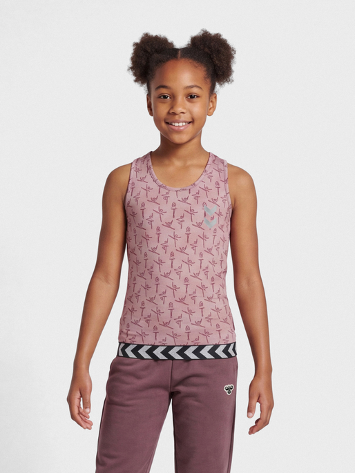 hmlPRIMA BEE PIROUETTE TOP, WOODROSE, model