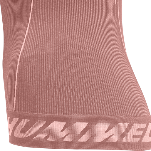 hmlTE CHRISTEL SEAMLESS TOP, WITHERED ROSE, packshot