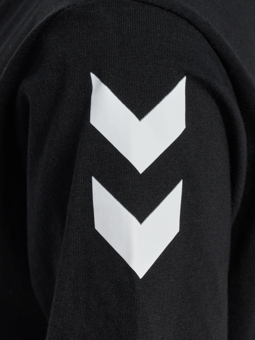 HUMMEL GO KIDS COTTON T-SHIRT S/S, BLACK, packshot