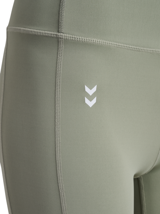 hmlHIIT IMPACT HW SHORT TIGHTS, SEAGRASS hmlHIIT IMPACT HW SHORT TIGHTS, SEAGRASS, packshot