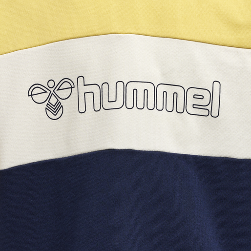 hmlCLOUD HOODIE S/S, BLACK IRIS, packshot