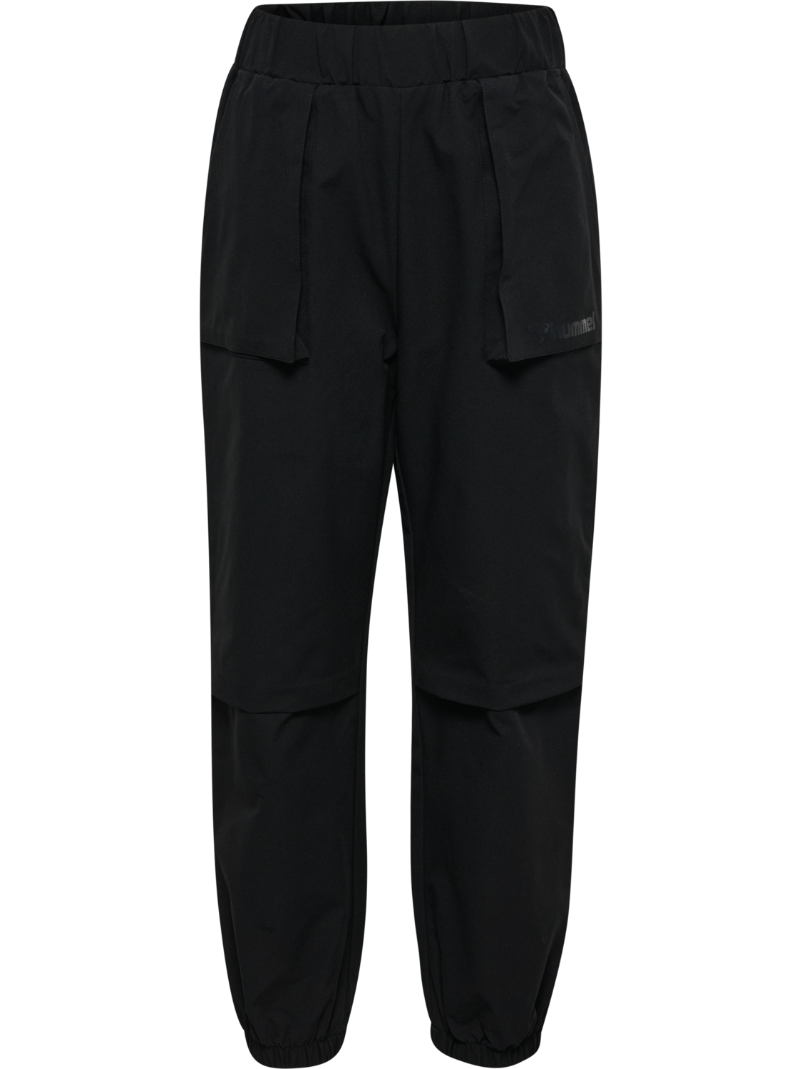 hmlJR STREET TRACKSUIT CARGO PANTS, BLACK BEAUTY, packshot