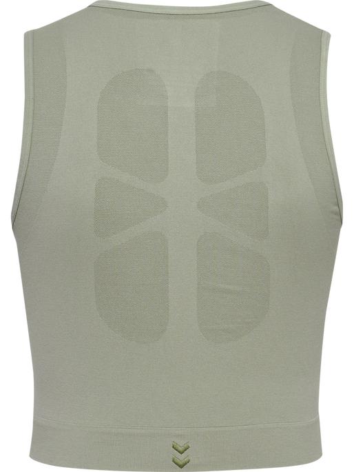 hmlHIIT SEAMLESS W TOP, SEAGRASS, packshot