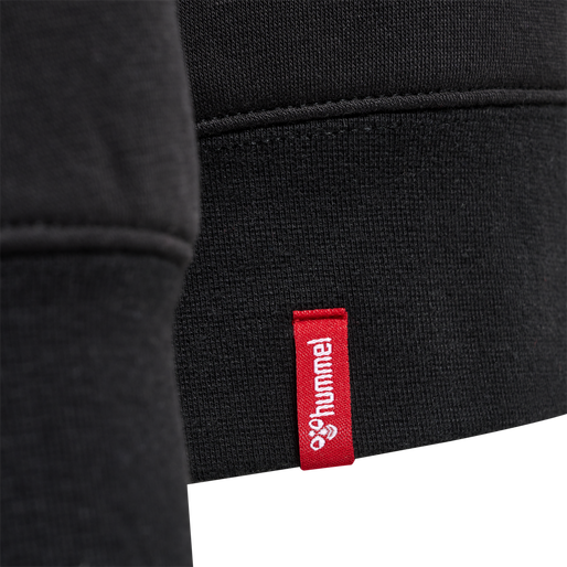hmlRED HEAVY HOODIE, BLACK, packshot