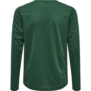 hmlAUTHENTIC KIDS POLY JERSEY L/S, EVERGREEN, packshot