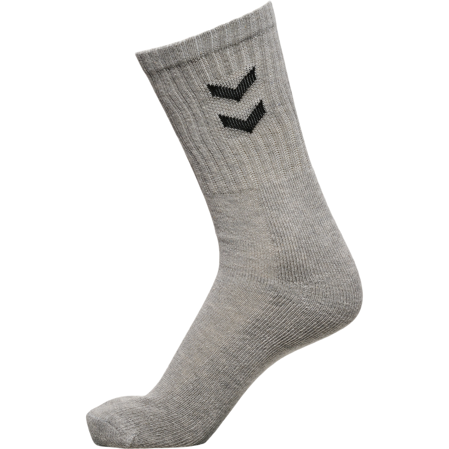 3-Pack Basic Socken, GREY MELANGE, packshot