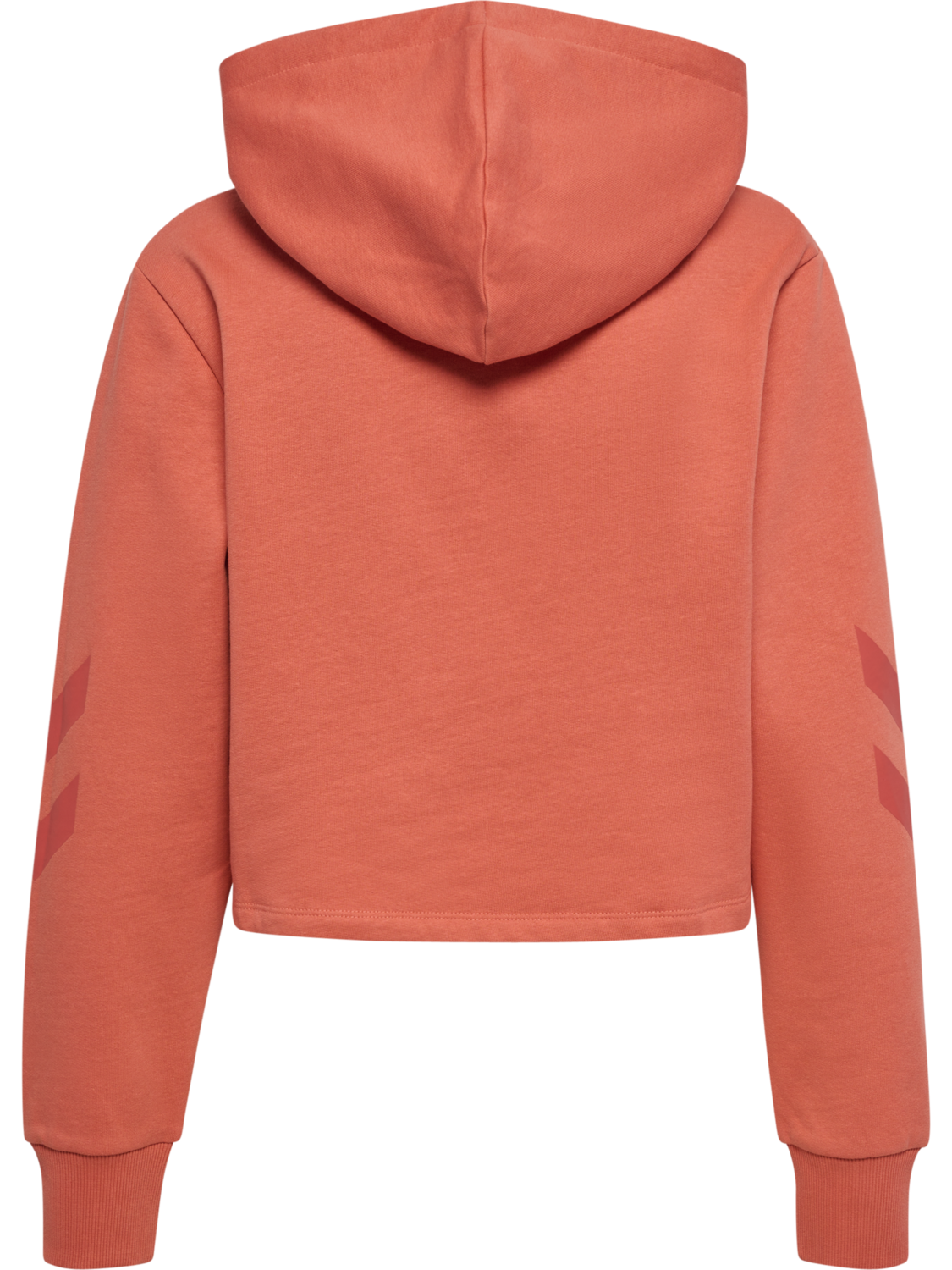 hmlLEGACY WOMAN CROPPED HOODIE, APRICOT BRANDY, packshot