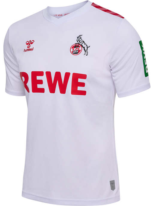 1FCK 23/24 HOME JERSEY S/S, WHITE/TRUE RED, packshot