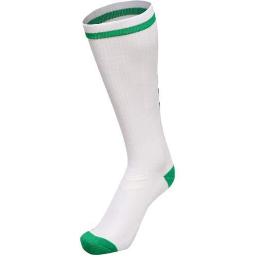ELITE INDOOR SOCK HIGH, WHITE/JELLY BEAN ELITE INDOOR SOCK HIGH, WHITE/JELLY BEAN, packshot