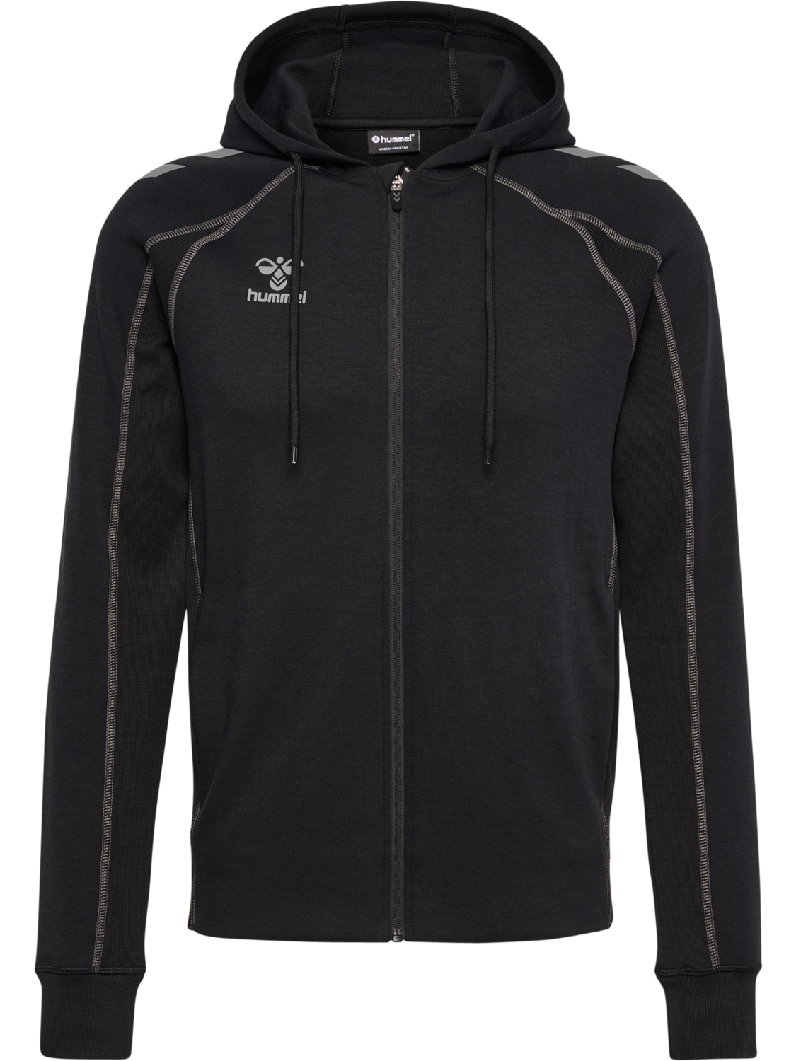 hmlMOVE 2.0 ZIP HOODIE, BLACK, packshot