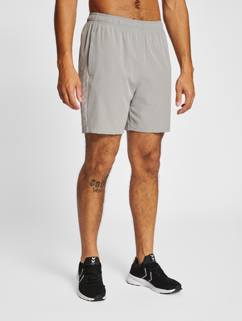 hmlTE BASE WOVEN SHORTS, SHARKSKIN, model