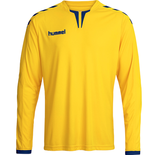 CORE LS POLY JERSEY, SPORTS YELLOW, packshot