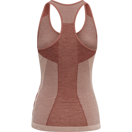 hmlCLEA SEAMLESS TOP, WITHERED ROSE/ROSE TAN MELANGE, packshot