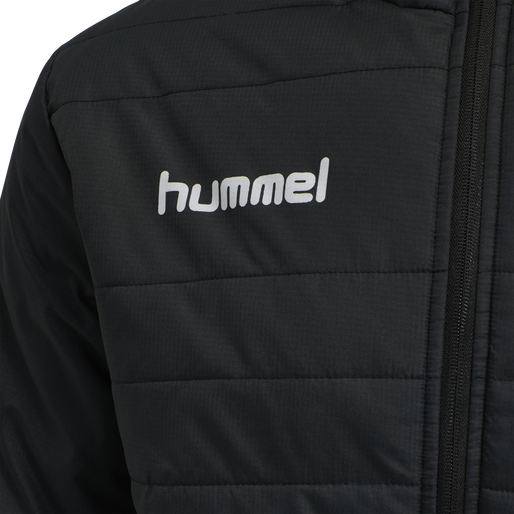 hmlPROMO SHORT BENCH JACKET, BLACK, packshot