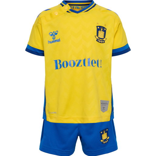 BRØNDBY 22/23 HOME MINI KIT, CYBER YELLOW, packshot