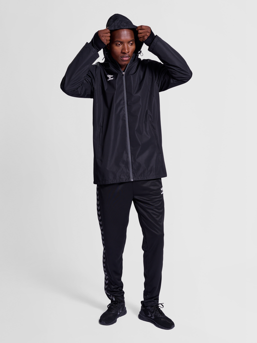 hmlAUTHENTIC ALL WEATHER JACKET, BLACK, model