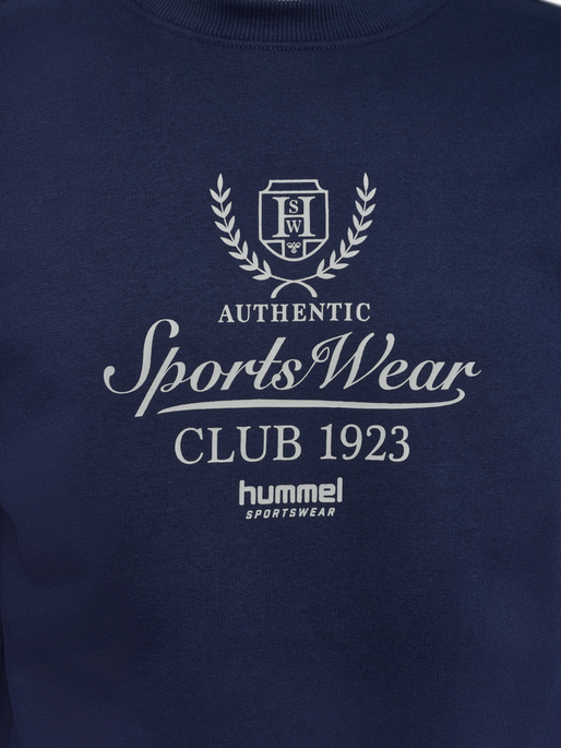 hmlLOOSE CREWNECK CLUB SPORTSWEAR, DRESS BLUES hmlLOOSE CREWNECK CLUB SPORTSWEAR, DRESS BLUES, packshot