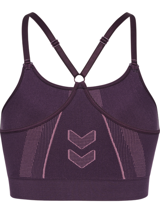 hmlMT POWER SEAMLESS SPORTS BRA, PLUM PERFECT, packshot