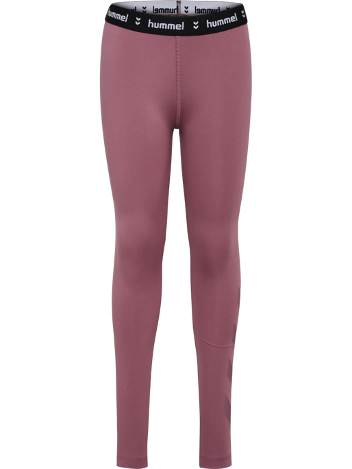 hmlJR PULSE MID WAIST TIGHTS, WISTFUL MAUVE hmlJR PULSE MID WAIST TIGHTS, WISTFUL MAUVE, packshot