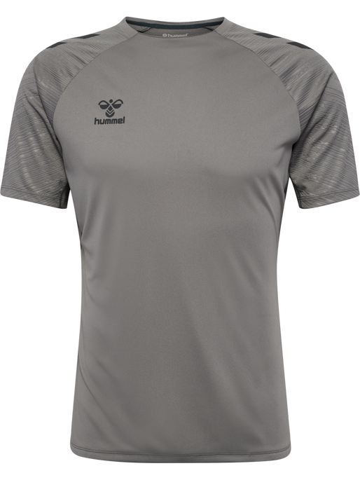 hmlPRO TRAINING JERSEY S/S, STEEL GRAY hmlPRO TRAINING JERSEY S/S, STEEL GRAY, packshot