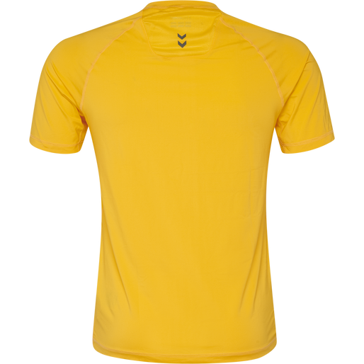 HUMMEL FIRST PERFORMANCE KIDS JERSEY S/S, SPORTS YELLOW HUMMEL FIRST PERFORMANCE KIDS JERSEY S/S, SPORTS YELLOW, packshot