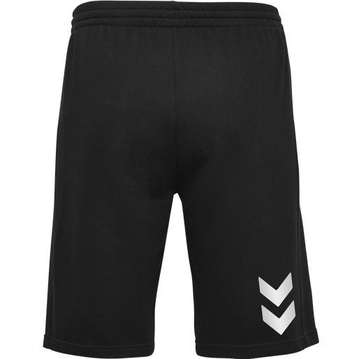 HMLGO COTTON BERMUDA SHORTS, BLACK, packshot