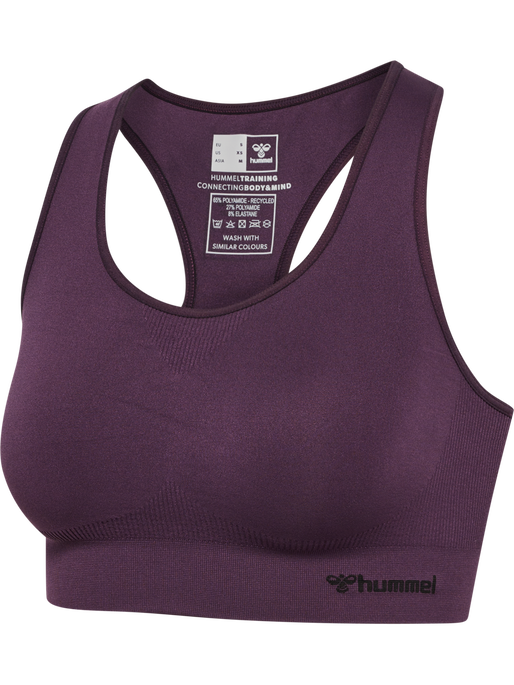 hmlTIF SEAMLESS SPORTS TOP, PLUM PERFECT, packshot